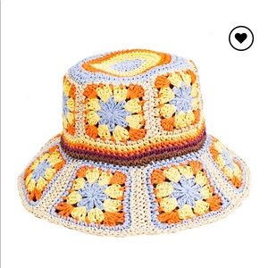 Summer Of Love Straw Bucket Hat 